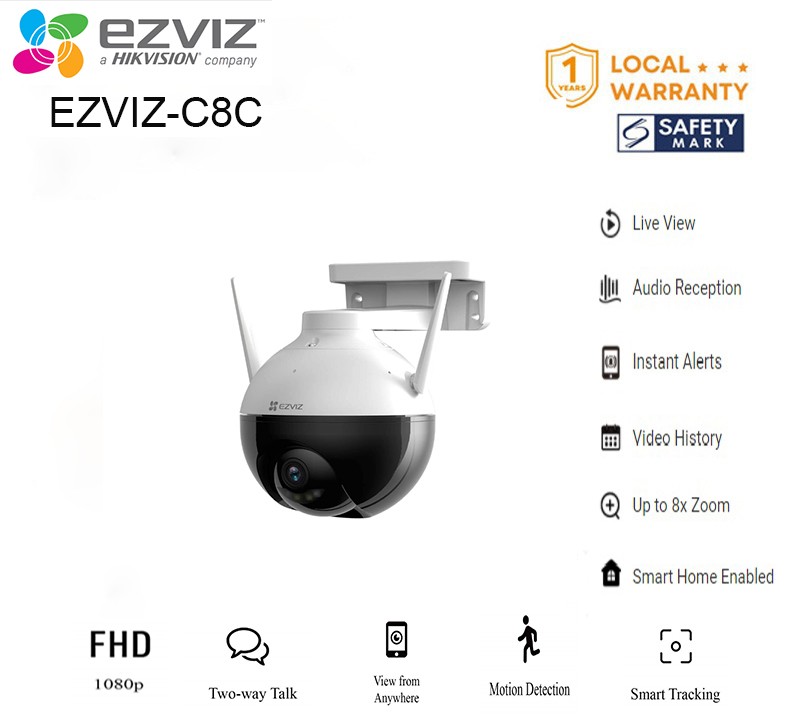 EZVIZ C8C Caméra d'extérieur
