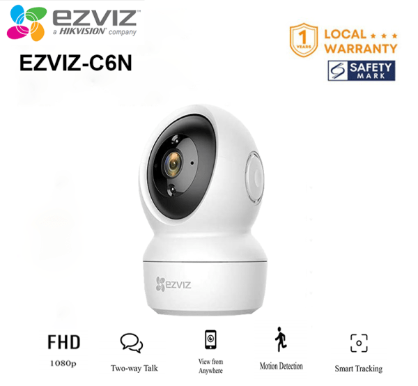 Smart Home Wi-Fi PT Camera - EZVIZ C6N