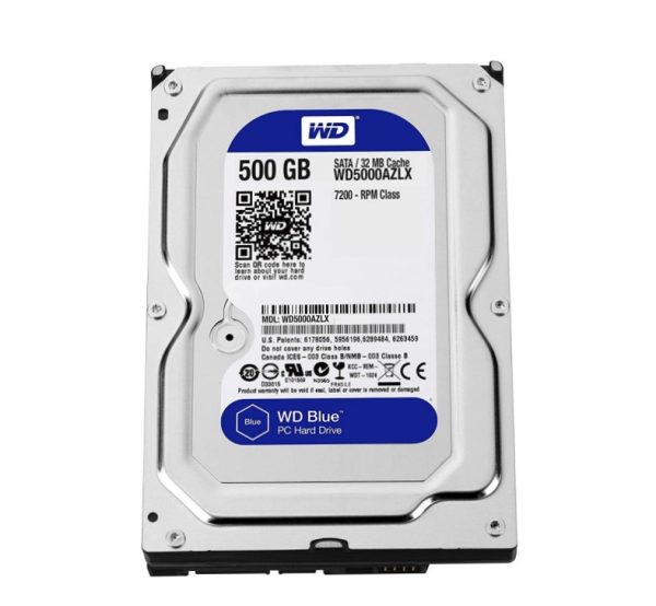 500 GB SATA Desktop Hard Drive-Internal (WD)