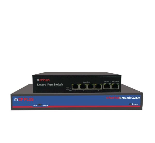 6 Port Fast Ethernet Switch With 4 PoE CPPLUS