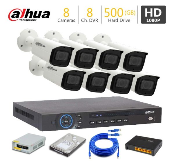 8 FHD CCTV Camera Package Dahua