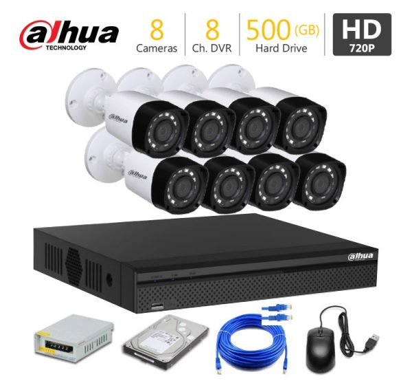 8 HD CCTV Camera Package Dahua