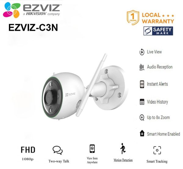 Outdoor Smart Wifi Camera EZVIZ-C3N