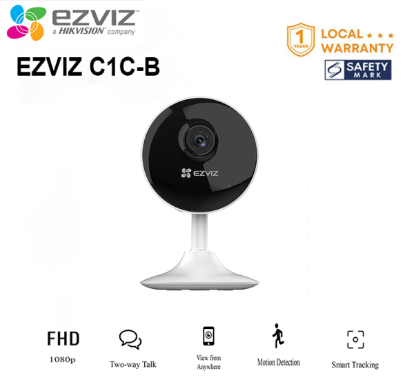 2MP Indoor Smart Home Wi-Fi Camera- EZVIZ C1C-B