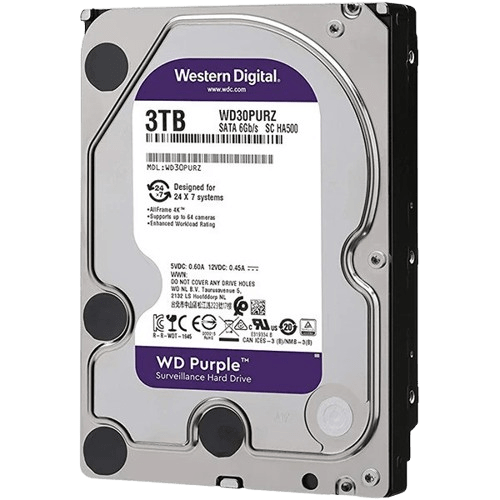 3TB Hard Disk Drive WD Purple Surveillance